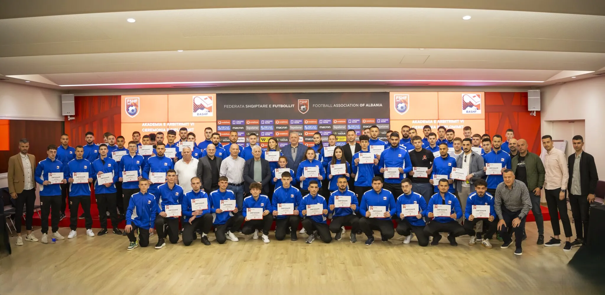 Diplomohen 70 arbitra të rinj! Presidenti Duka: Rruga juaj sapo ka filluar, FSHF do t’ju mbështesë në karrierë